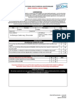 Medical Questionnaire PDF