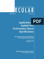 Application of Asphalt Mix Perfromance Based Specifications