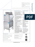 Tempstar Spec Sheet PDF