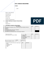 Formulir Pendataan Pondok Pesantren