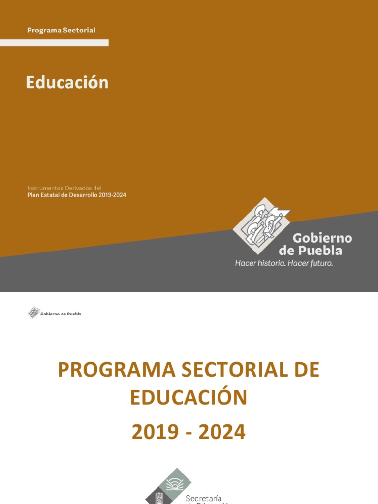 09 Programa Sectorial de Educacion | PDF | Derechos humanos | Constitución