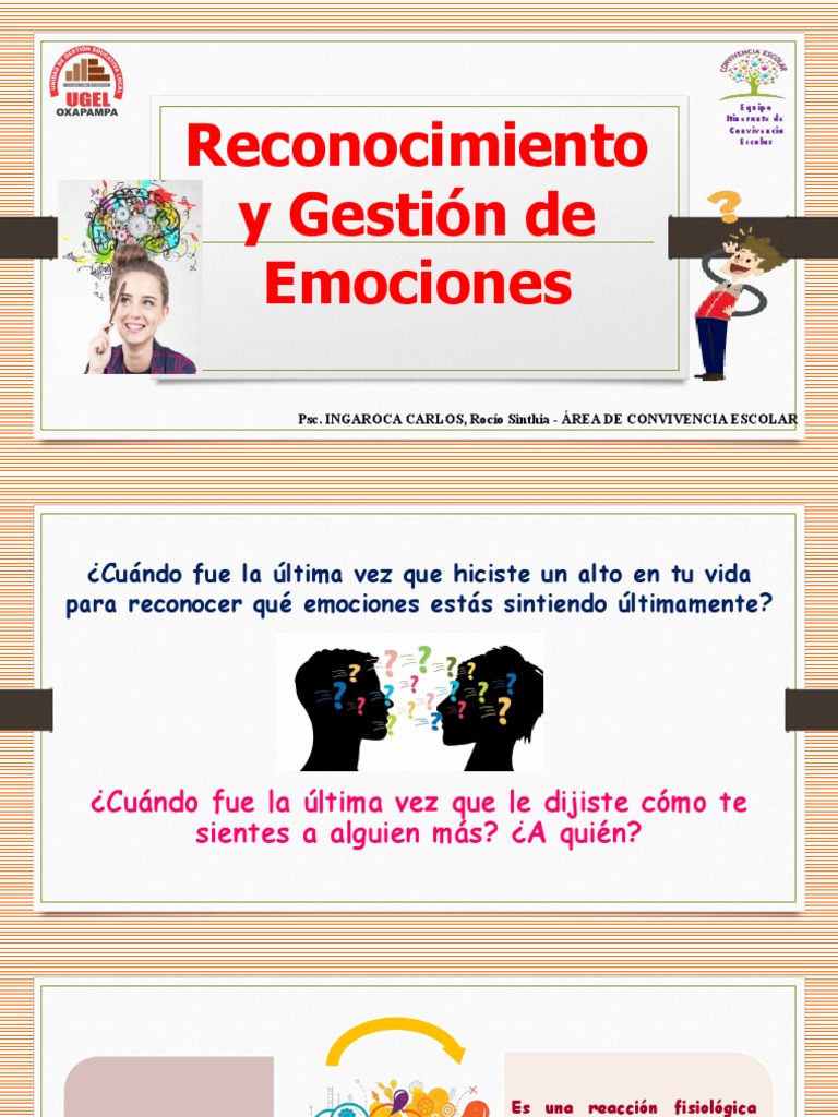 Manejo de Emociones Mixtas | PDF | Asco | Las emociones