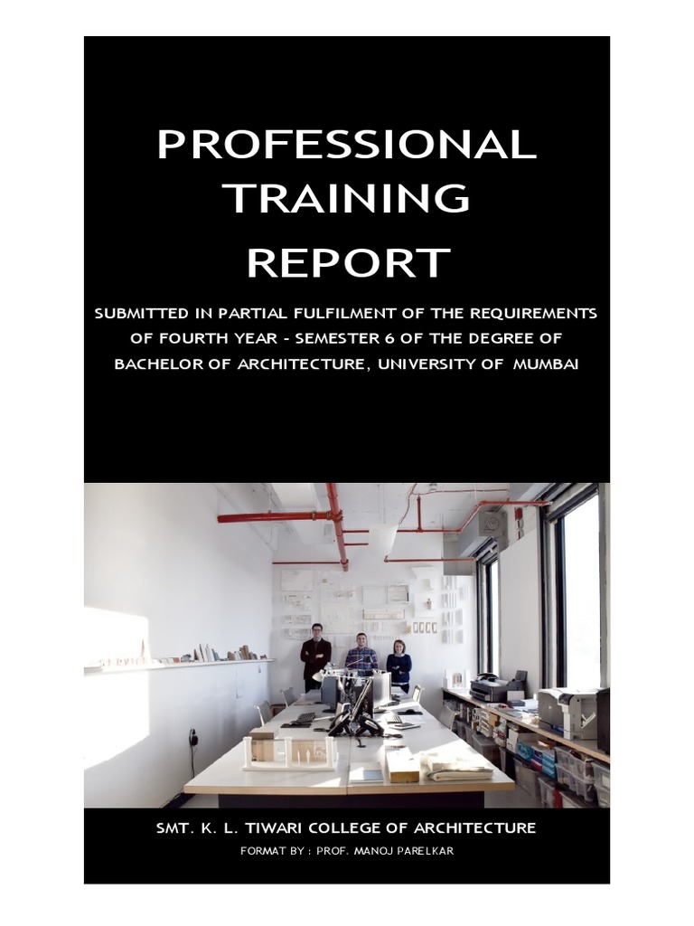 Professional Training Report - 2019 | PDF | Architect | Business