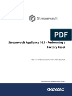EN - Streamvault 16.1 Performing A Factory Reset