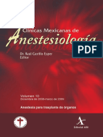 Anestesia para trasplante de organos CMA.pdf