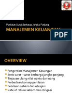 MANAJEMEN KEUANGAN Penilaian Surat Berharga Jangka Panjang