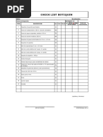 Check List Botiquín de Primeros Auxilios | PDF