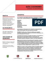 Guía 2 Economía 10° PDF Elasticidad PDF