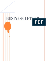 Business Letter - Key
