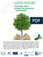 L Ecologie Dans La Litterature de Jeunes PDF