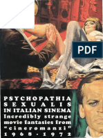 Psychopathia Sexualis in Italian Sinema
