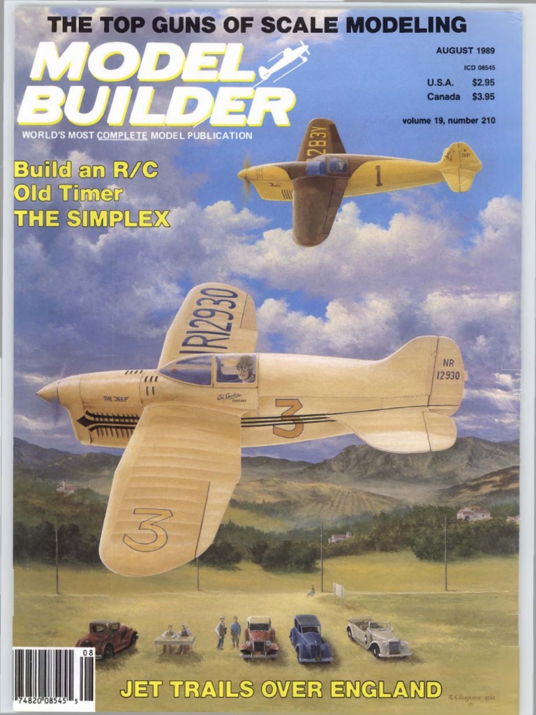 Model Builder August - 1989 | PDF | Aviation | Aircraft