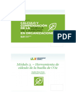 Módulo 3 Herramienta de cálculo huella de carbono