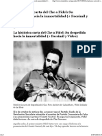Carta Del Che A Fidel