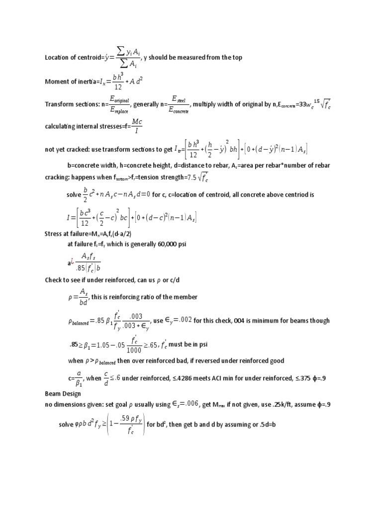 Beam Design and Stress Analysis Guide | PDF | Structural Engineering ...