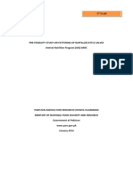 Pre-Fesibility Study On Fattening of Buffalo/Cattle Calves Animal Nutrition Program (ASI) NARC