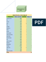 Tabla de Excel en Word