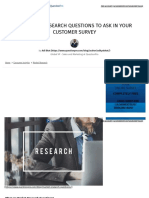 20 Market Research Questions To Ask in Your Customer Survey - QuestionPro