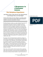 Retail Sector Responses To Changing Consumer Preferences: The European Experience