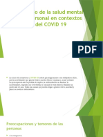 Covid 19 Psicologia