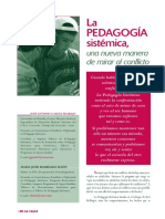 La Pedagogía Sistémica,: Una Nueva Manera de Mirar Al Conflicto