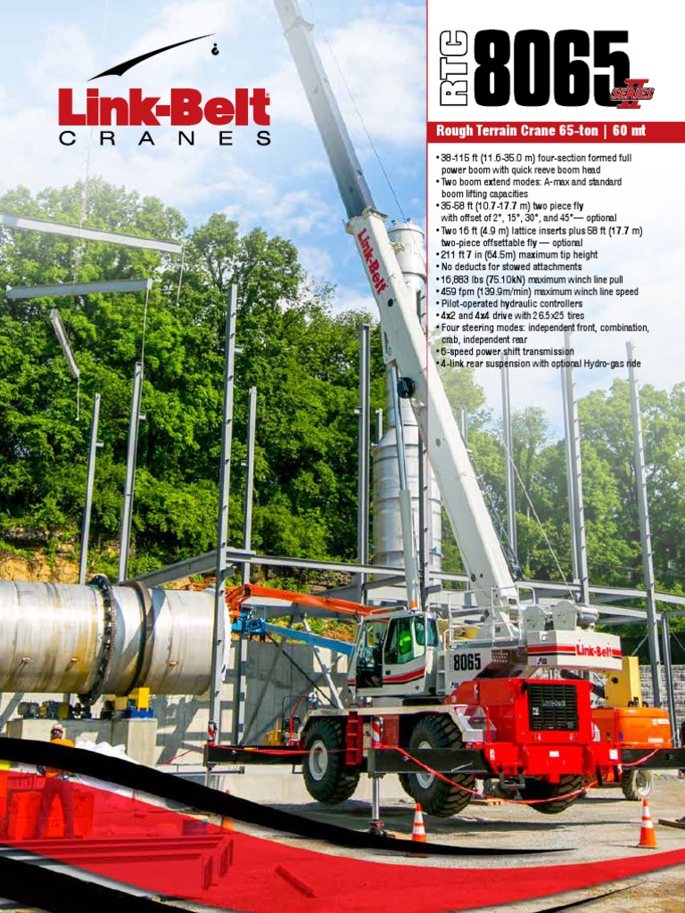 Catalogo Grua Link Belt 8065 PDF Truck Steering