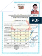 Secondary school certificate