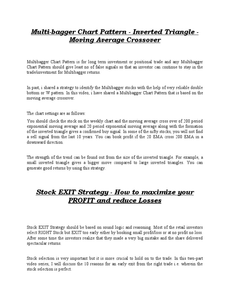 Multibagger Strategies for Stock Trading | PDF | Greeks (Finance ...