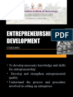 Entrepreneurship Development