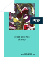 Voces Abiertas Al Amor. Premio Nacional Victoria de Las Mercedes 1999