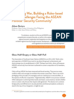 Preventing War, Building A Rules-Based Order: Challenges Facing The ASEAN Political-Security Community