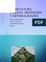 Agricultura Urbana Contenido