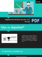 Dignificación Del Labor Docente