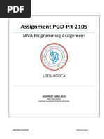 Assignment PGD-PR-2105