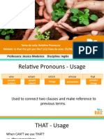 Módulo 11 - Relative Pronouns 2