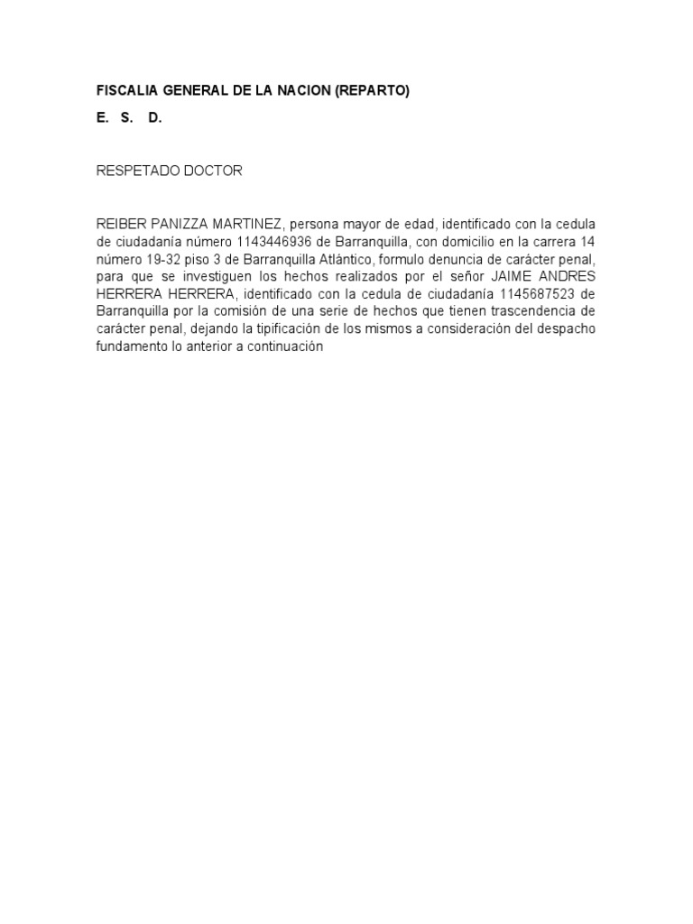 Fiscalia General de La Nacion Penal Consultorio | PDF