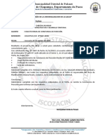 INFORMES N°039 Solicito Firma de Constancia JUSTO ROSALES HIDALGO