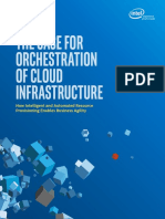The Case For Orchestration of Cloud Infrastructure