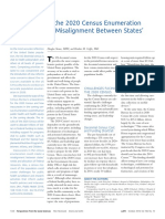 Inaccuracies in The 2020 Census Enumeration Could Create A Misalignment Between States ' Needs