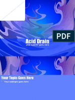 Acid Drain: Your Subtitle Goes Here