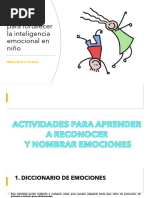 30 Actividades para Trabajar Emociones | PDF | Las emociones | Empatía