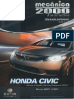 Manual Técnico de Injeção Eletrônica Honda Civic Vol. 46 - Mecânica 2000 PDF