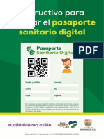 Cartilla Pasaporte Sanitario Digital (Artistas) Guardianes