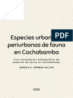 Especies urbanas y periurbanas de fauna en Cochabamba.pdf