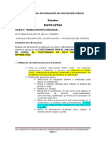 programa de formacion en contadurio pública - ANÁLISIS, DESCRIPCIÓN, CLASIFICACIÓN Y VALORACIÓN DE CARGOS