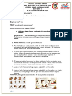 Plan de formación deportiva para voleibol en colegio