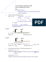 MODULE MCO 2 (PHYSICS Wednesday 25/3/2020 9.30 - 10.30) Analysing Impulse and Impulsive Force Impulse and Impulsive Force