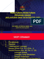 Slides Kursus - Peraturan Pegawai Awam (Kelakuan Dan Tatatertib) 1993