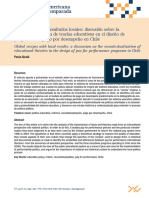 Recetas Globales, Resultados Locales Discusión Sobre La Recontextualización de Teorias Educativas en El Diseño de Programas de Pago Por Desempeño CHILE (Recuperado)