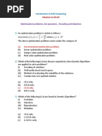 Optimization Problems, GA Operators Encoding and Selection